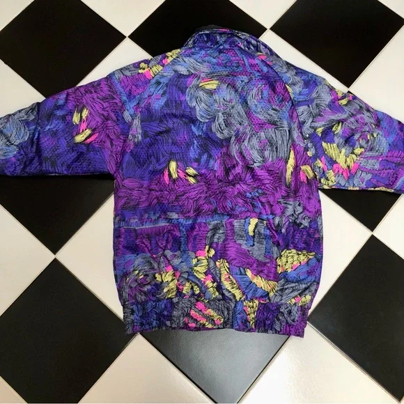 Vintage 80s 90s Obermeyer Renoir Ski Snowboard Jacket Coat Statement Colorful 6